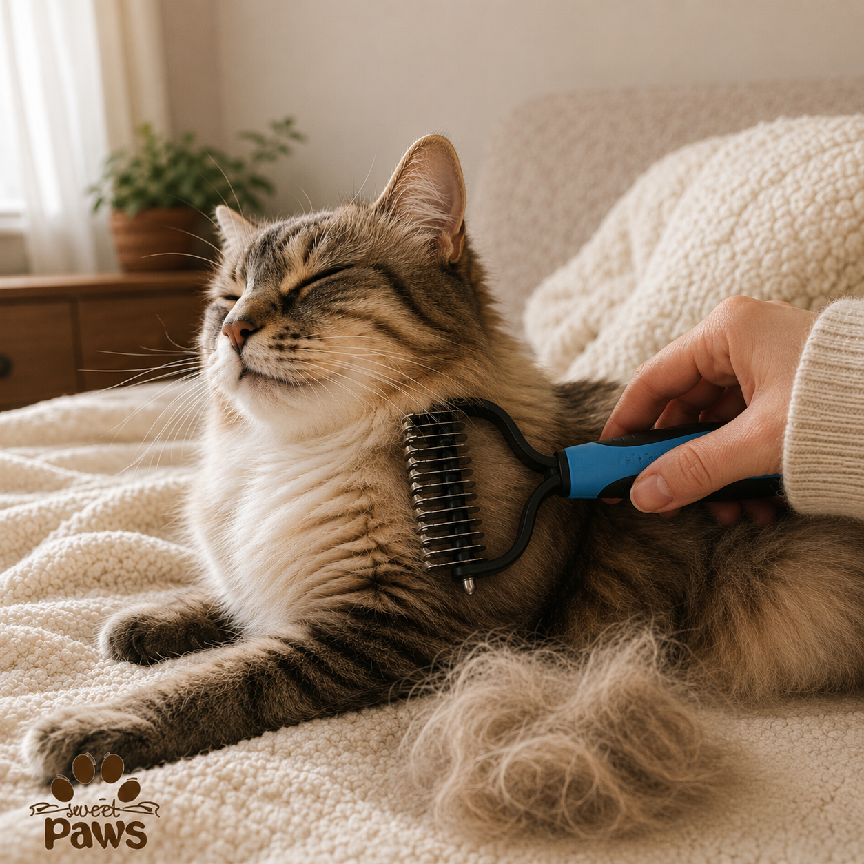 GroomPaw™ – Peine para eliminar el pelo muerto